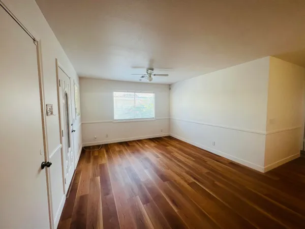 wooden floor in an empty room