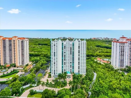 a view of a city with tall buildings