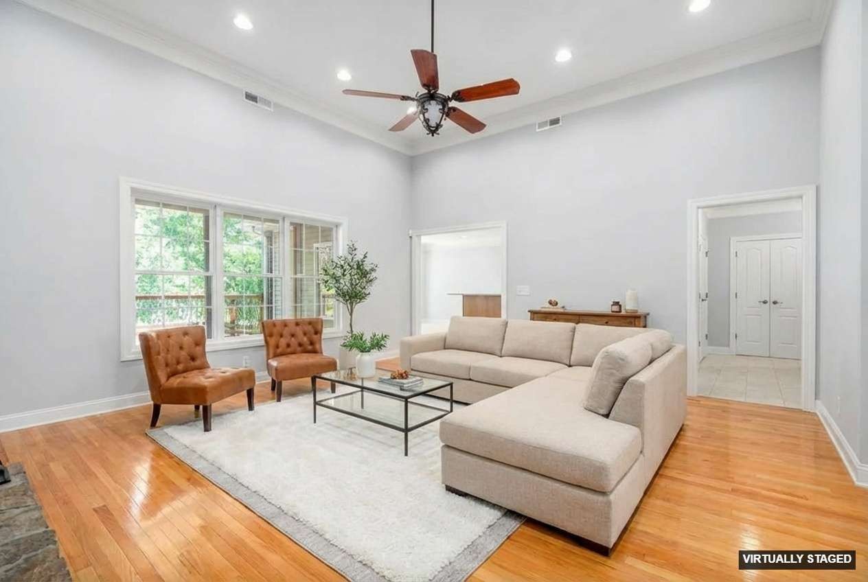 245 Cullom Way Clarksville, TN 37043 - Photo 13 of 74 a living room with furniture and a large window
