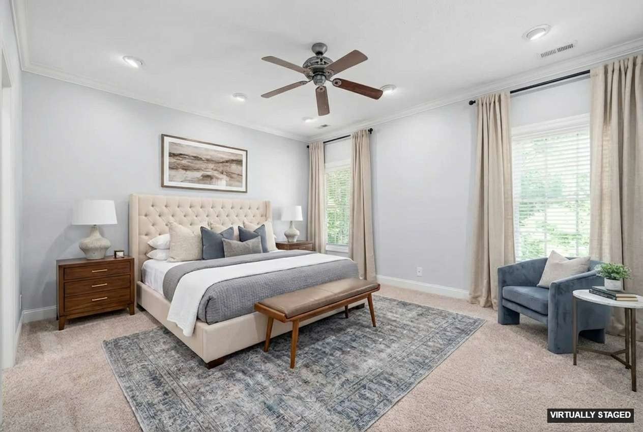 245 Cullom Way Clarksville, TN 37043 - Photo 27 of 74 a spacious bedroom with a bed and a window