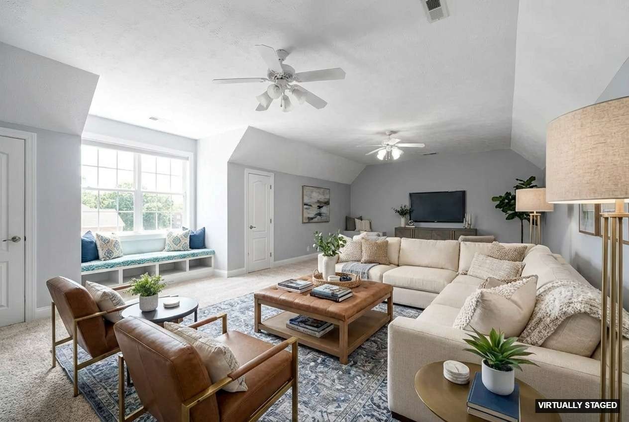 245 Cullom Way Clarksville, TN 37043 - Photo 41 of 74 a living room with furniture and a large window