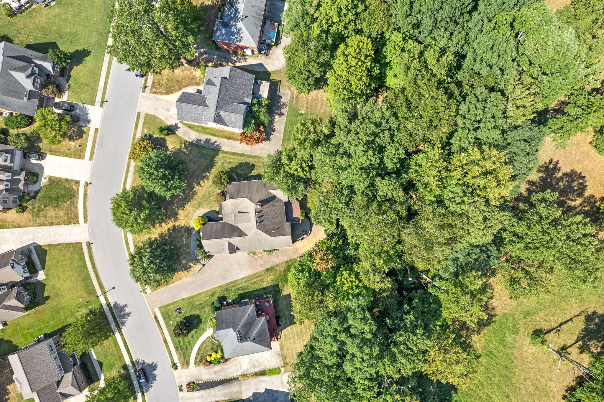 245 Cullom Way Clarksville, TN 37043 - Photo 68 of 74 an aerial view of a house with a yard