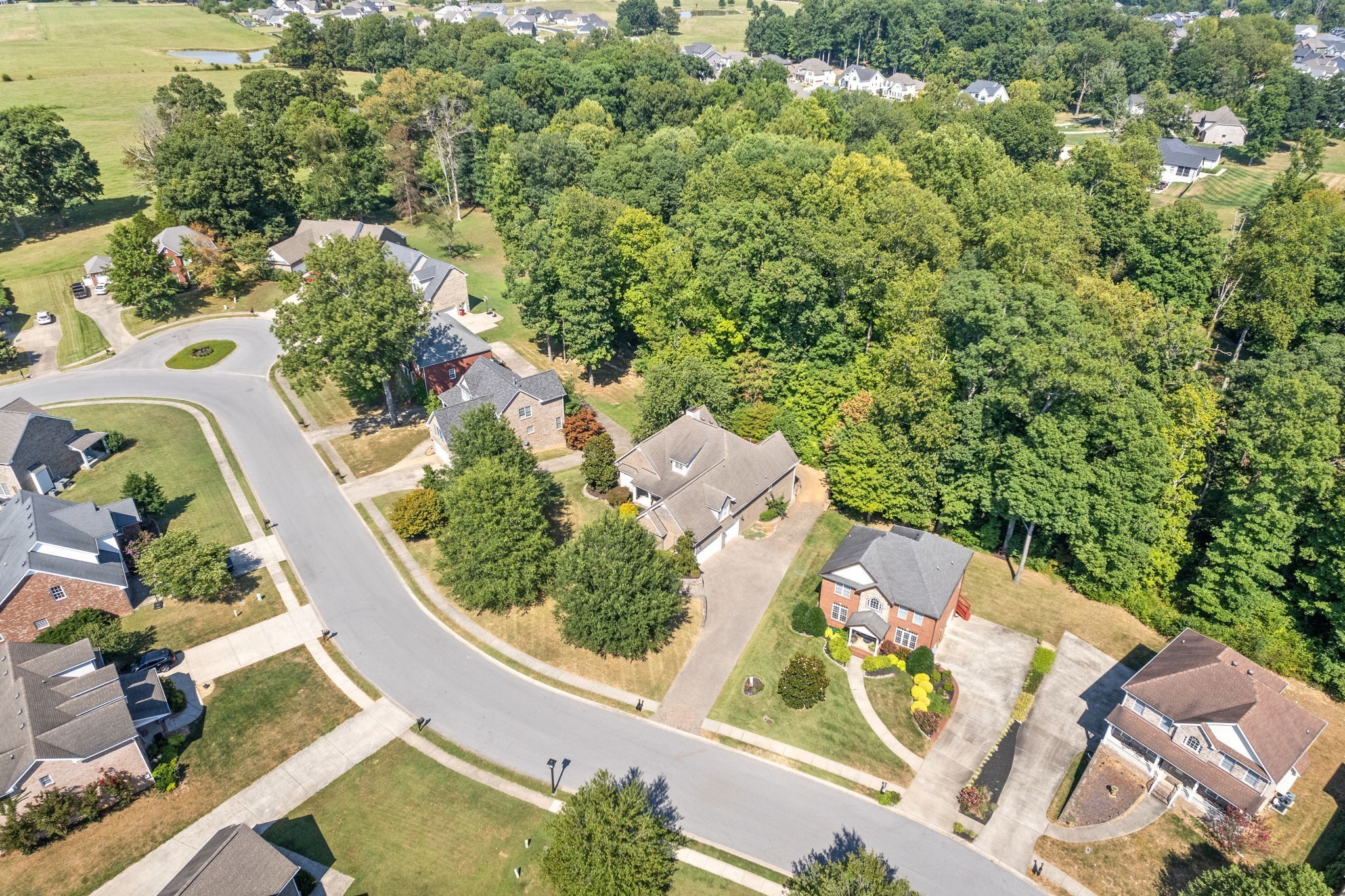 245 Cullom Way Clarksville, TN 37043 - Photo 69 of 74 an aerial view of a house with a yard
