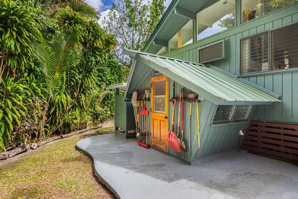 a view of outdoor space and deck