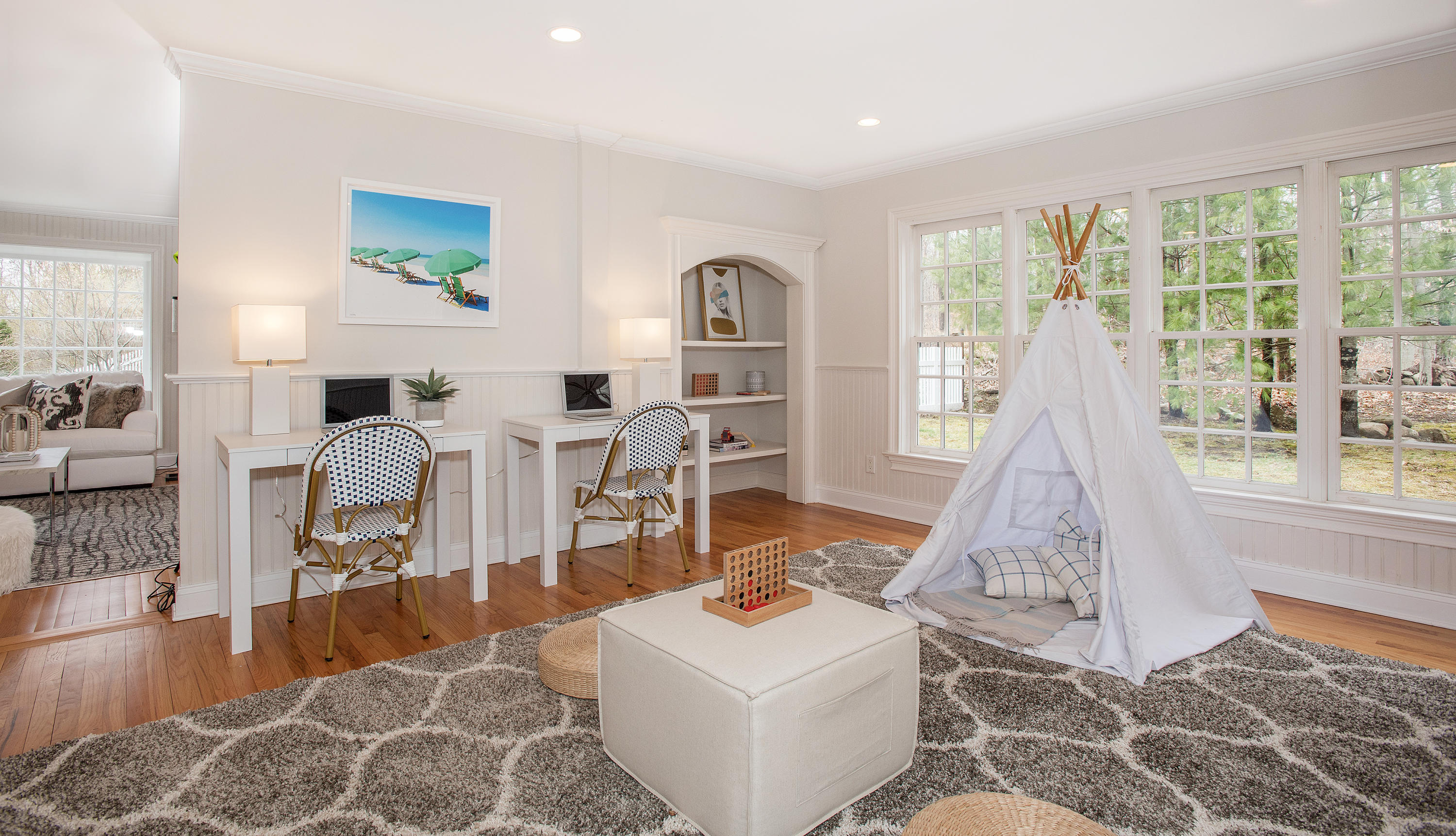 123 Colonial Road New Canaan, CT 06840 - Photo 16 of 53 a living room with furniture and wooden floor