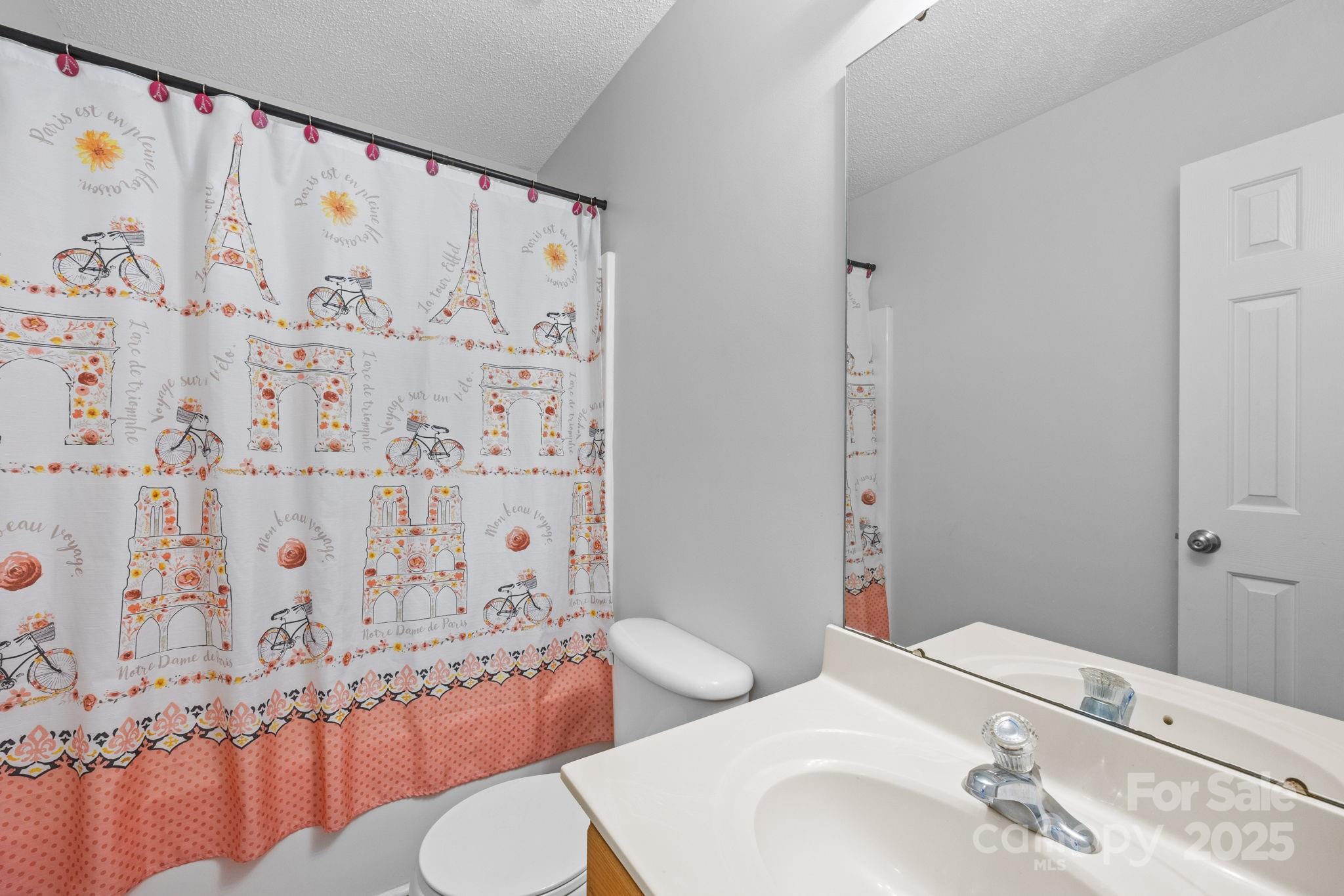 708 Raindrops Road Gastonia, NC 28054 - Photo 12 of 28 a bathroom with a sink and a mirror