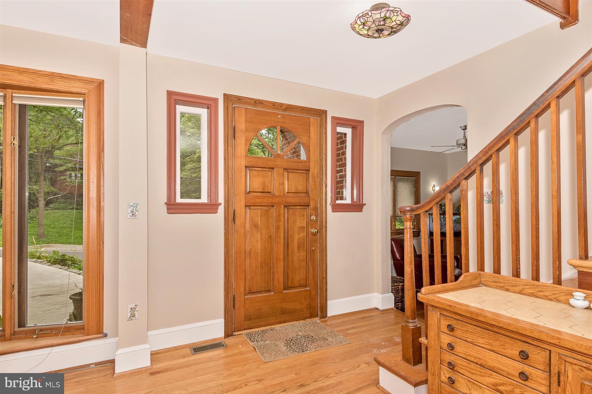 107 Sunnyside Road Silver Spring, MD 20910 - Photo 4 of 26 a view of front door with hallway