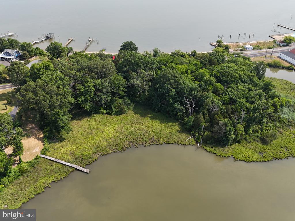 0 Ridge Road Colonial Beach, VA 22443 - Photo 5 of 15 an aerial view of a house with a yard and lake view