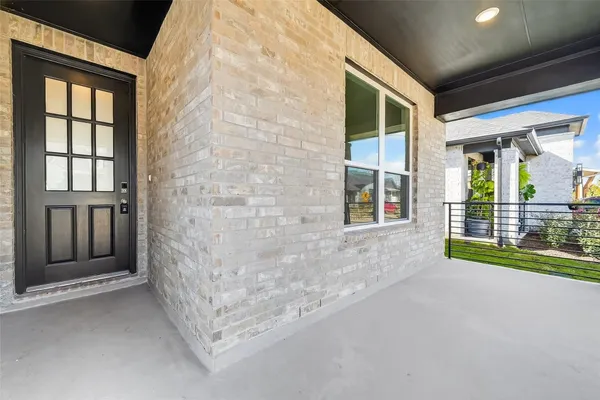 a view of front door of house