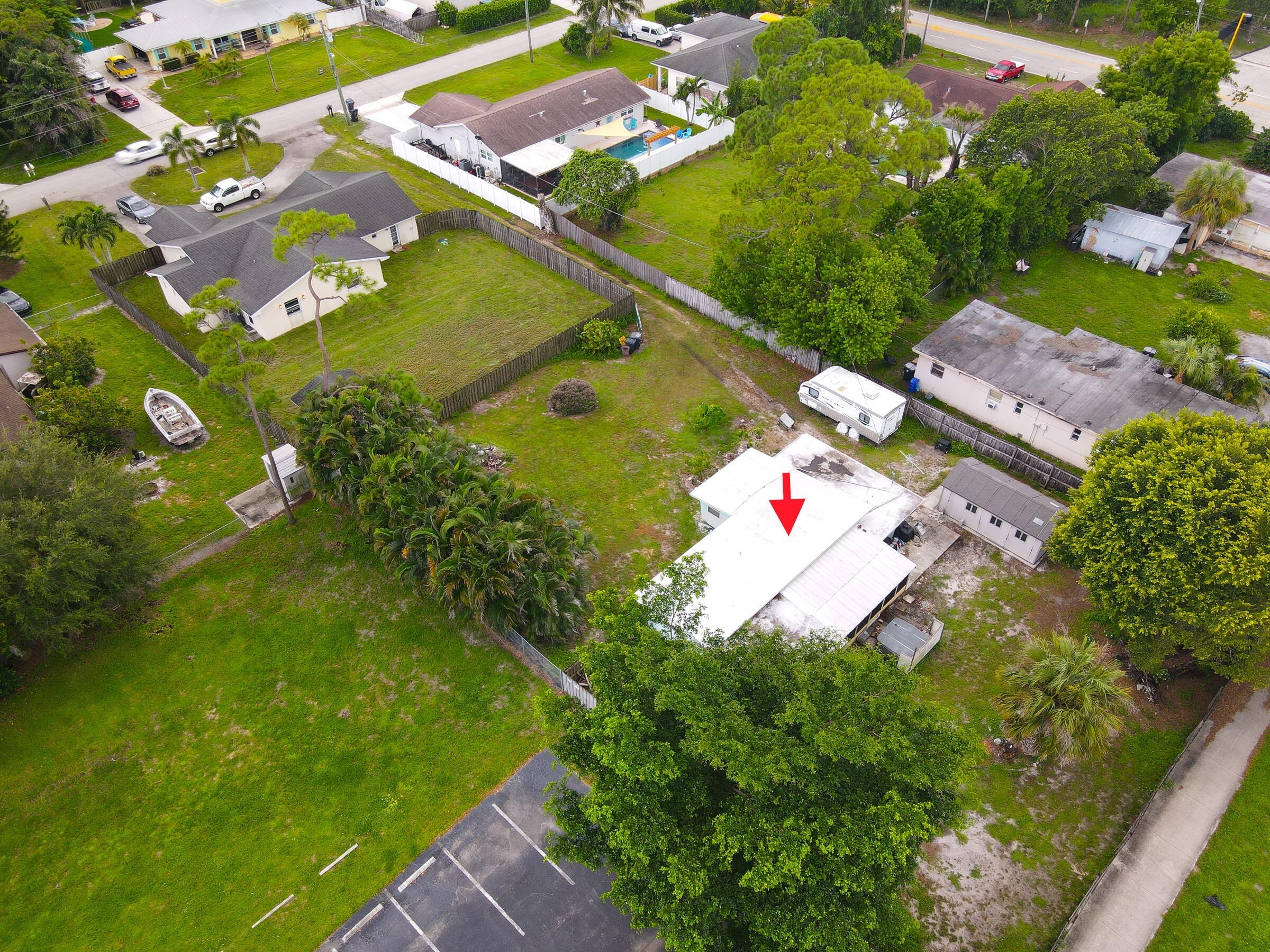 122 Springdale Road Lake Worth, FL 33467 - Photo 8 of 16 an aerial view of a house