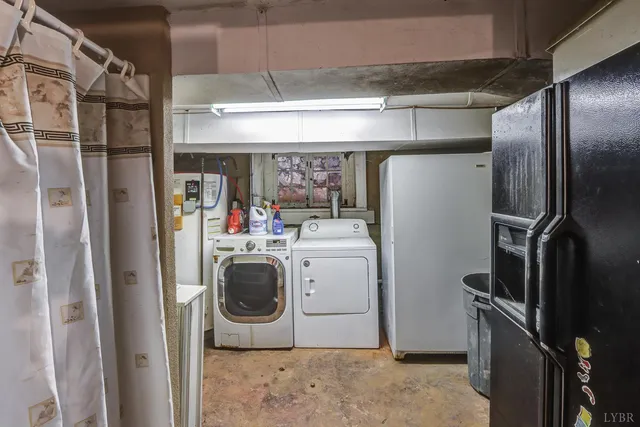 a view of a wooden deck with furniture
