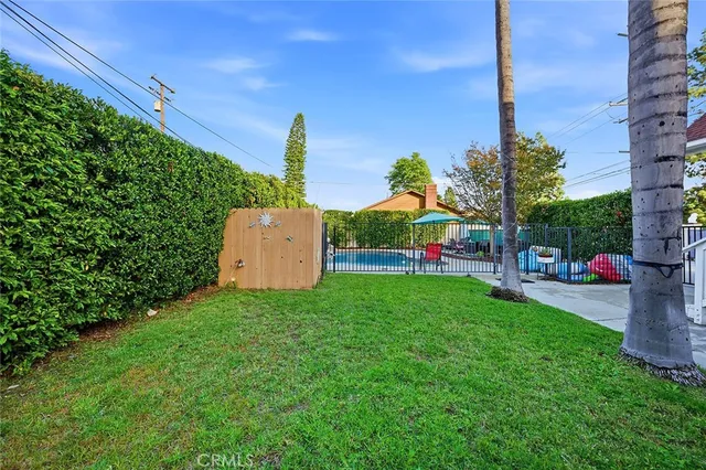 an outdoor view with patio