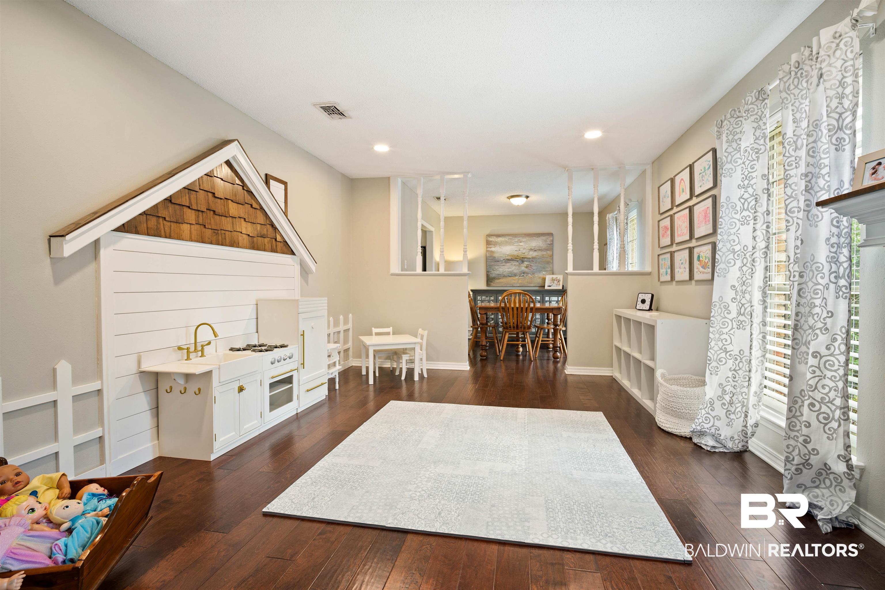 4228 Spring Valley Drive South Mobile, AL 36693 - Photo 14 of 31 Interior space featuring dark wood-type flooring
