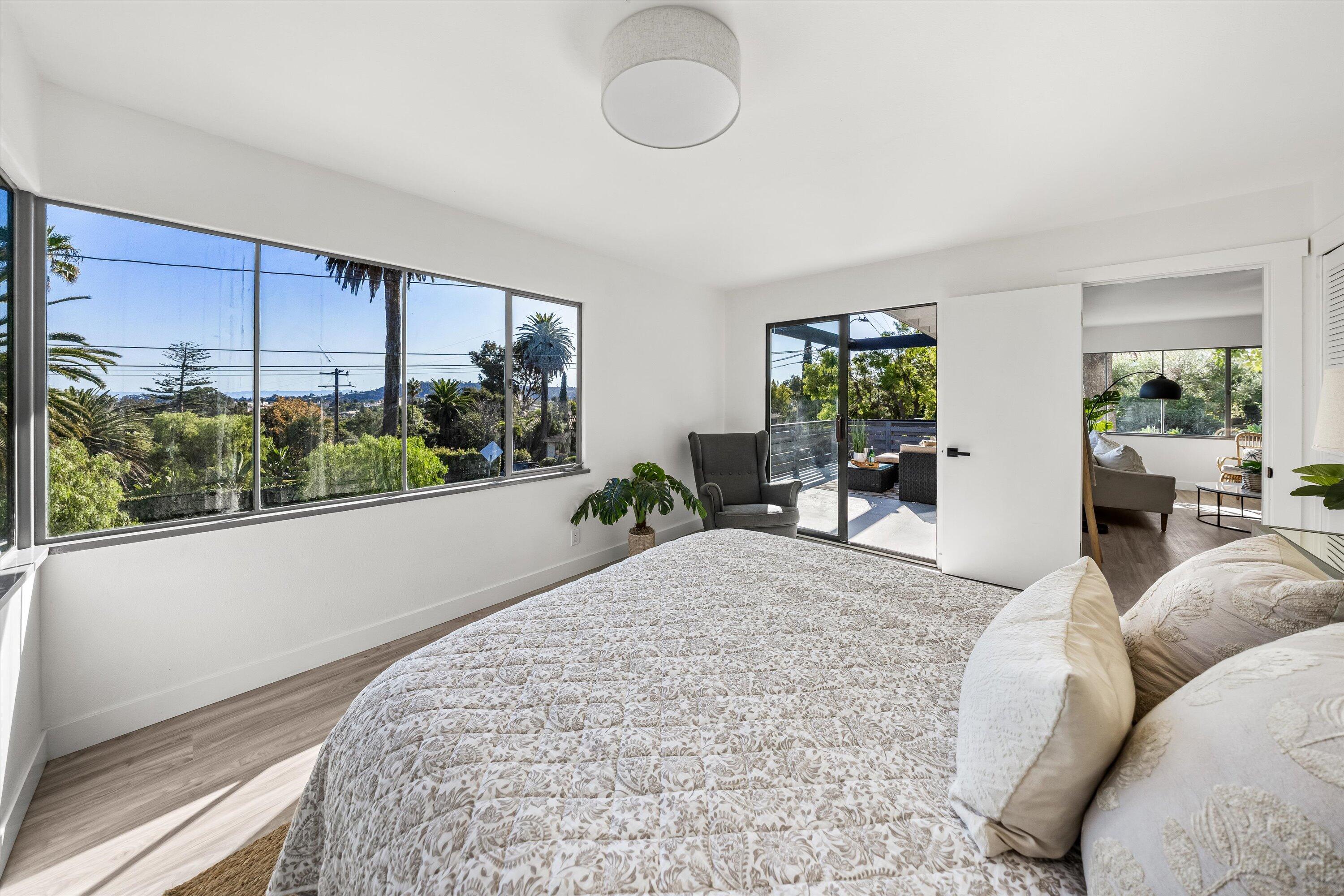 1418 Alta Vista Road, Unit A Santa Barbara, CA 93103 - Photo 9 of 31 Bedroom 1 view