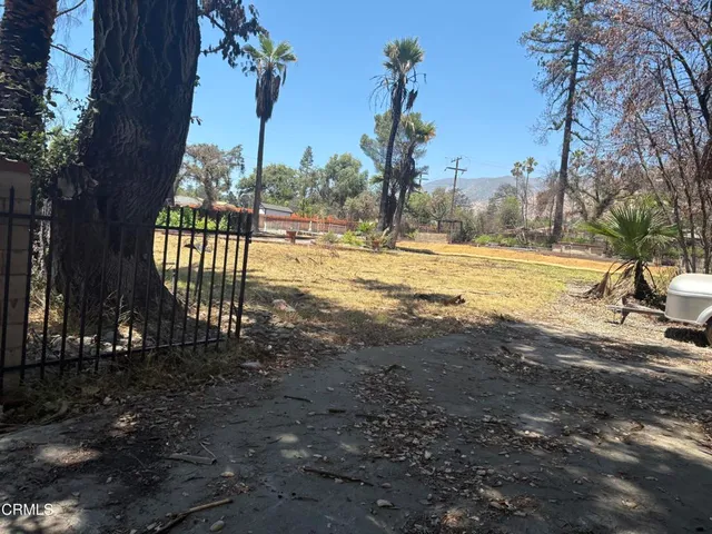 a view of an outdoor space and yard