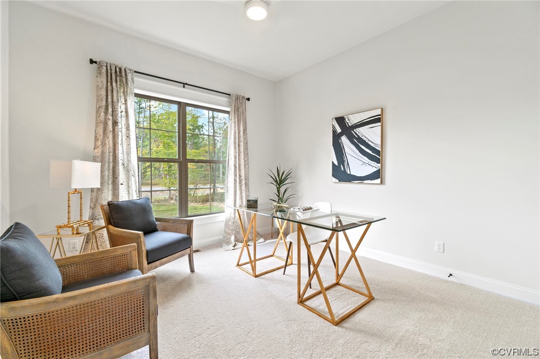 11734 Kings Pond Drive Providence Forge, VA 23140 - Photo 3 of 17 a living room with furniture and a floor to ceiling window