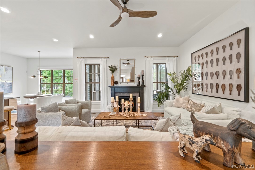 11734 Kings Pond Drive Providence Forge, VA 23140 - Photo 6 of 17 a living room with furniture and a large window