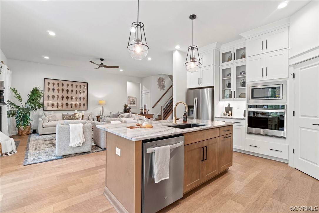 11734 Kings Pond Drive Providence Forge, VA 23140 - Photo 9 of 17 a kitchen that has a lot of cabinets in it