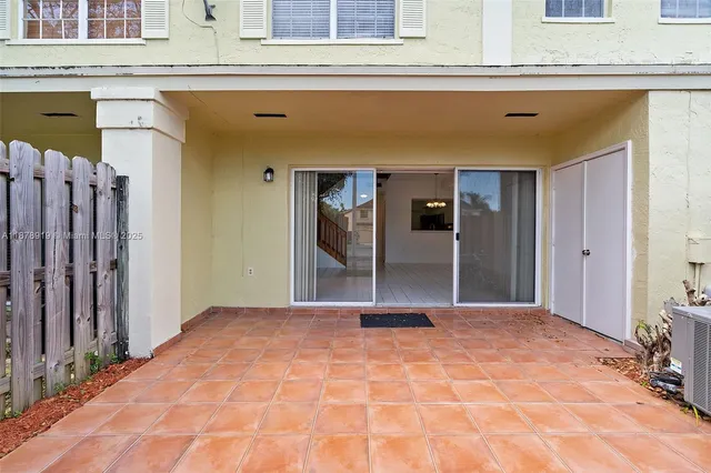 a view of a front door of house