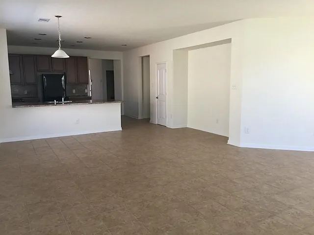 a view of a livingroom with a hard wood floor