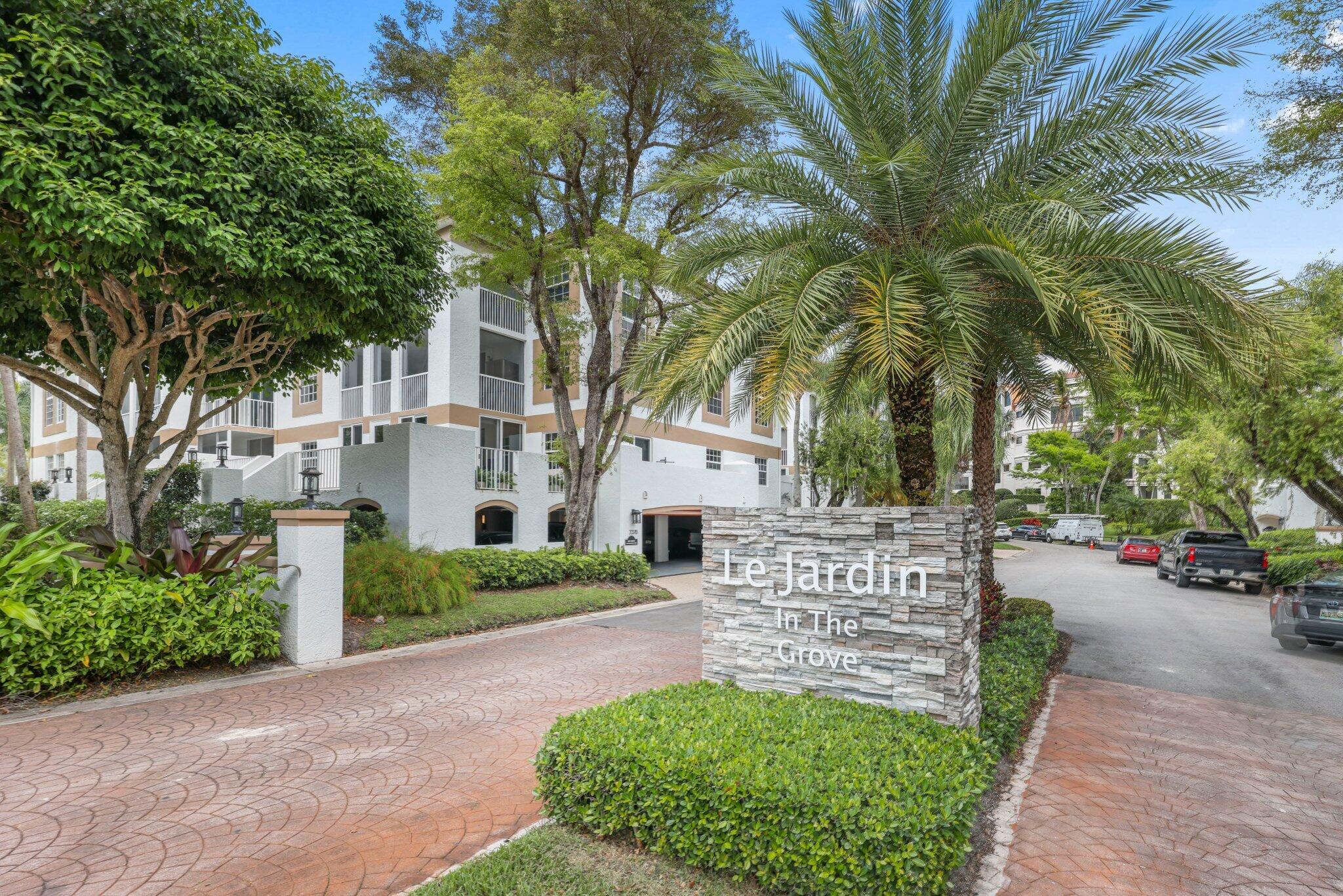 7370 Orangewood Lane, Unit 302 Boca Raton, FL 33433 - Photo 2 of 38 Entrance to Le Jardin