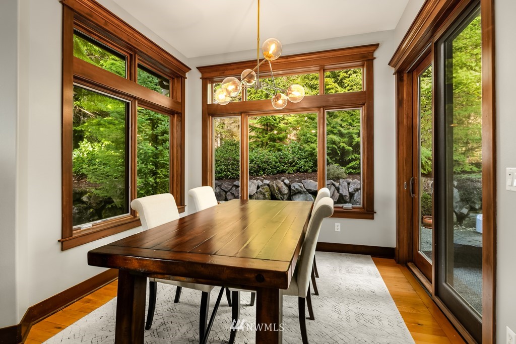 2989 Northeast Davis Loop Issaquah, WA 98029 - Photo 13 of 37 a view of a dining room with furniture and a window
