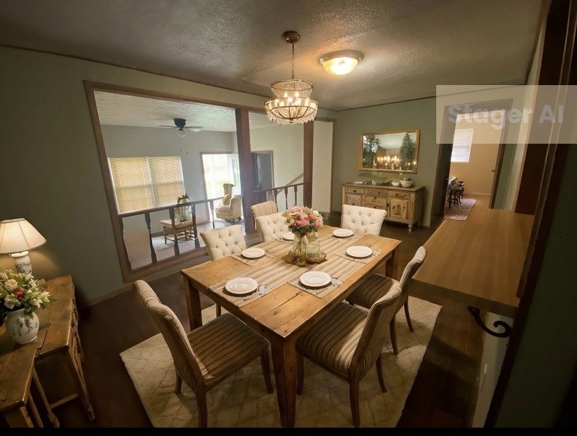 4029 Prospect Elkton Road Prospect, TN 38477 - Photo 4 of 21 a view of a dining room with furniture and wooden floor