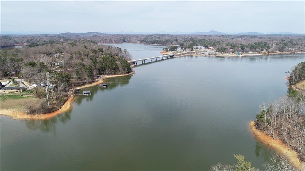 3339 Cove Overlook Road Gainesville, GA 30501 - Photo 64 of 67 an aerial view of ocean with residential house and outdoor space