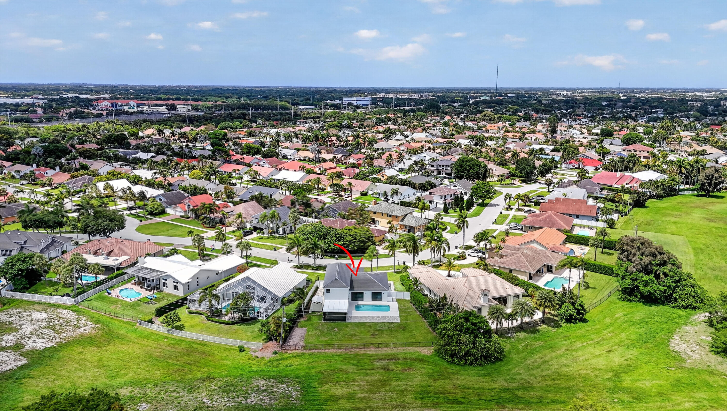 7548 Fairway Trail Boca Raton, FL 33487 - Photo 51 of 51 Aerial