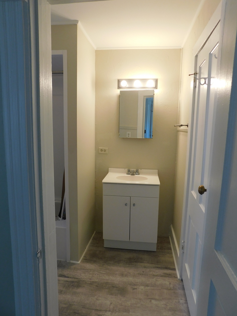 307 South Main Street Algonquin, IL 60102 - Photo 12 of 15 a bathroom with a sink and mirror
