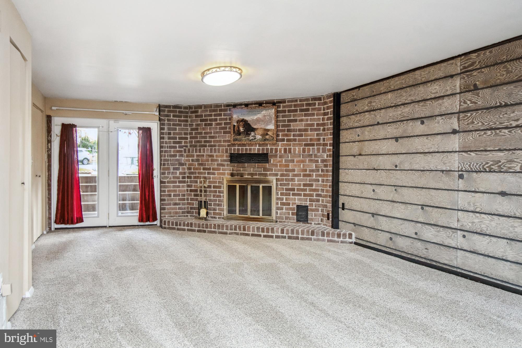 7909 Gray Haven Road Dundalk, MD 21222 - Photo 35 of 43 Fully Finished Basement with Fireplace