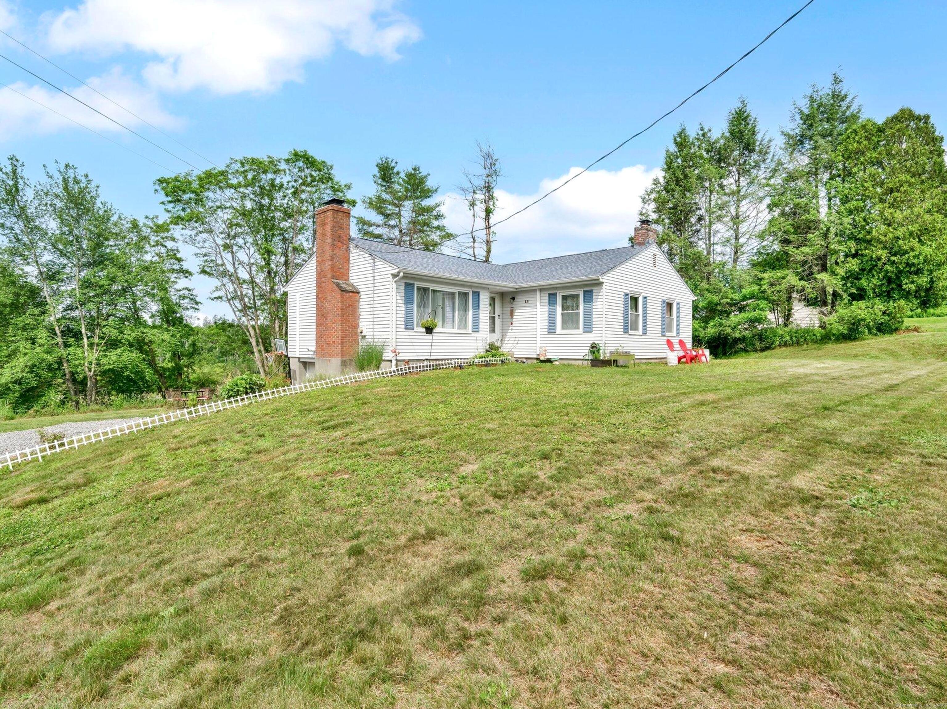 This set back Ranch offers more space than meets the eye