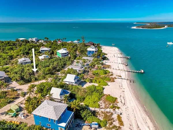 a view of a lake with a building in the background