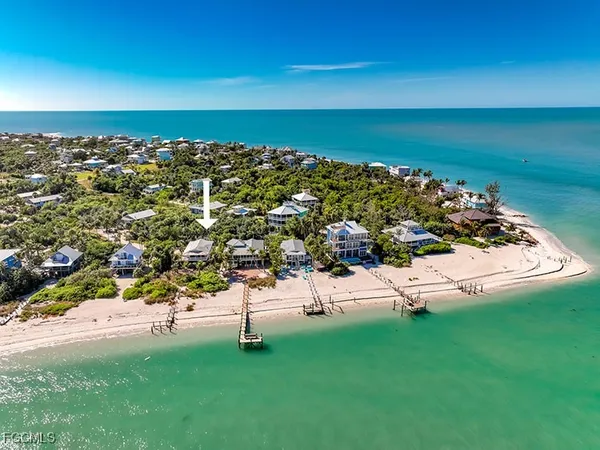 a view of yard with ocean view