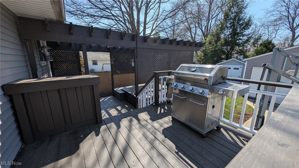 1294 Bennett Road Madison, OH 44057 - Photo 8 of 42 Upper level of deck