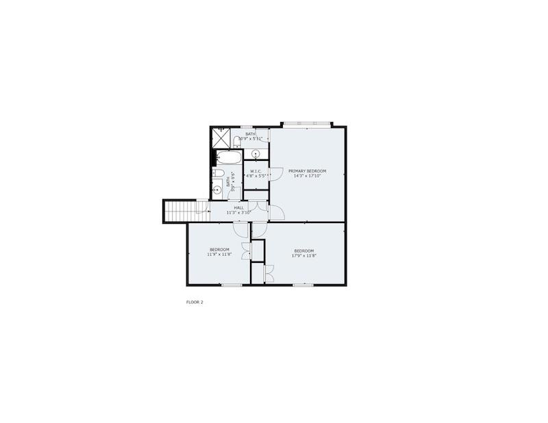 5013 Trail Ridge Drive Raleigh, NC 27613 - Photo 32 of 32 2nd Floor Plan