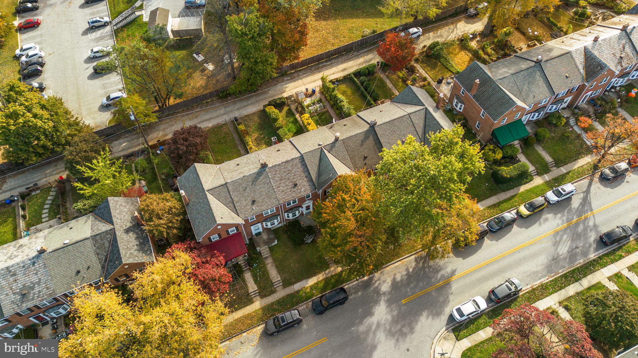 324 Stanmore Road Baltimore, MD 21212 - Photo 32 of 40 an aerial view of a residential apartment building with a yard