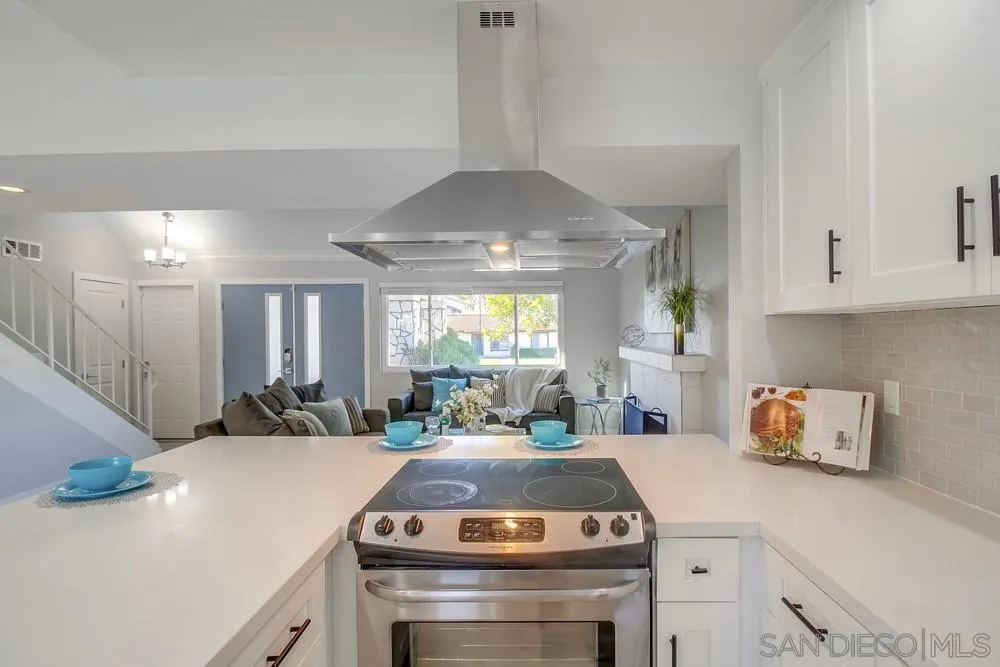 515 Bluffview Road Spring Valley, CA 91977 - Photo 15 of 41 a kitchen with a stove a sink and a refrigerator