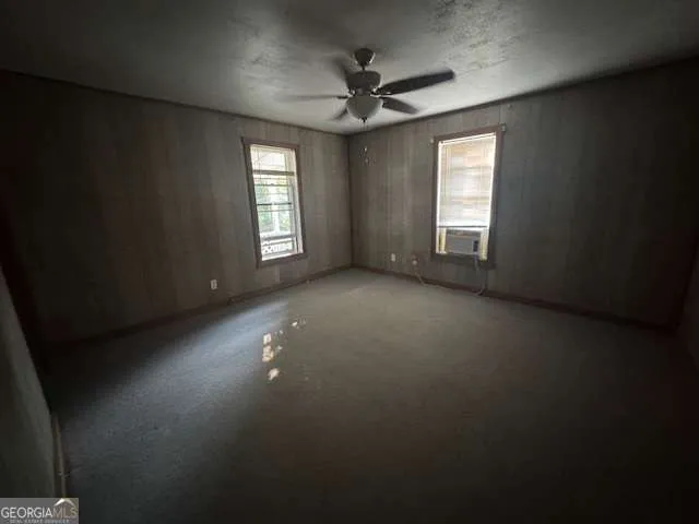 a view of a livingroom with a window
