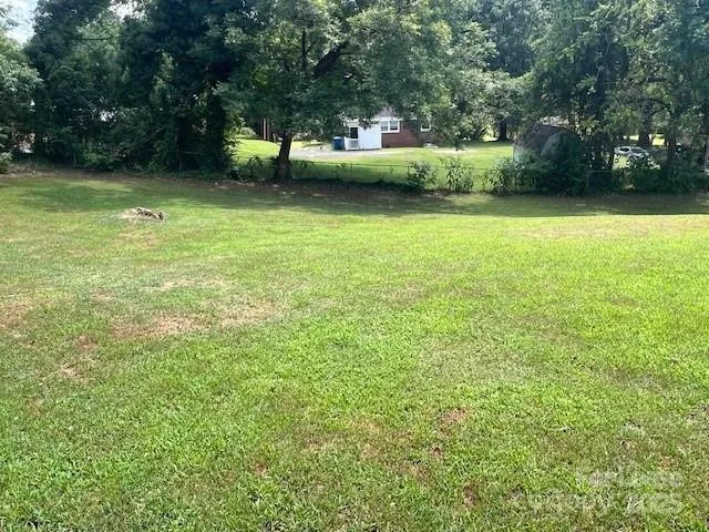 a view of a green yard