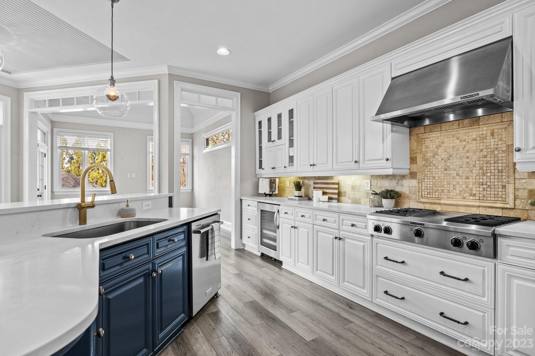 4732 Old Course Drive Charlotte, NC 28277 - Photo 22 of 48 a kitchen with granite countertop a sink stainless steel appliances and cabinets
