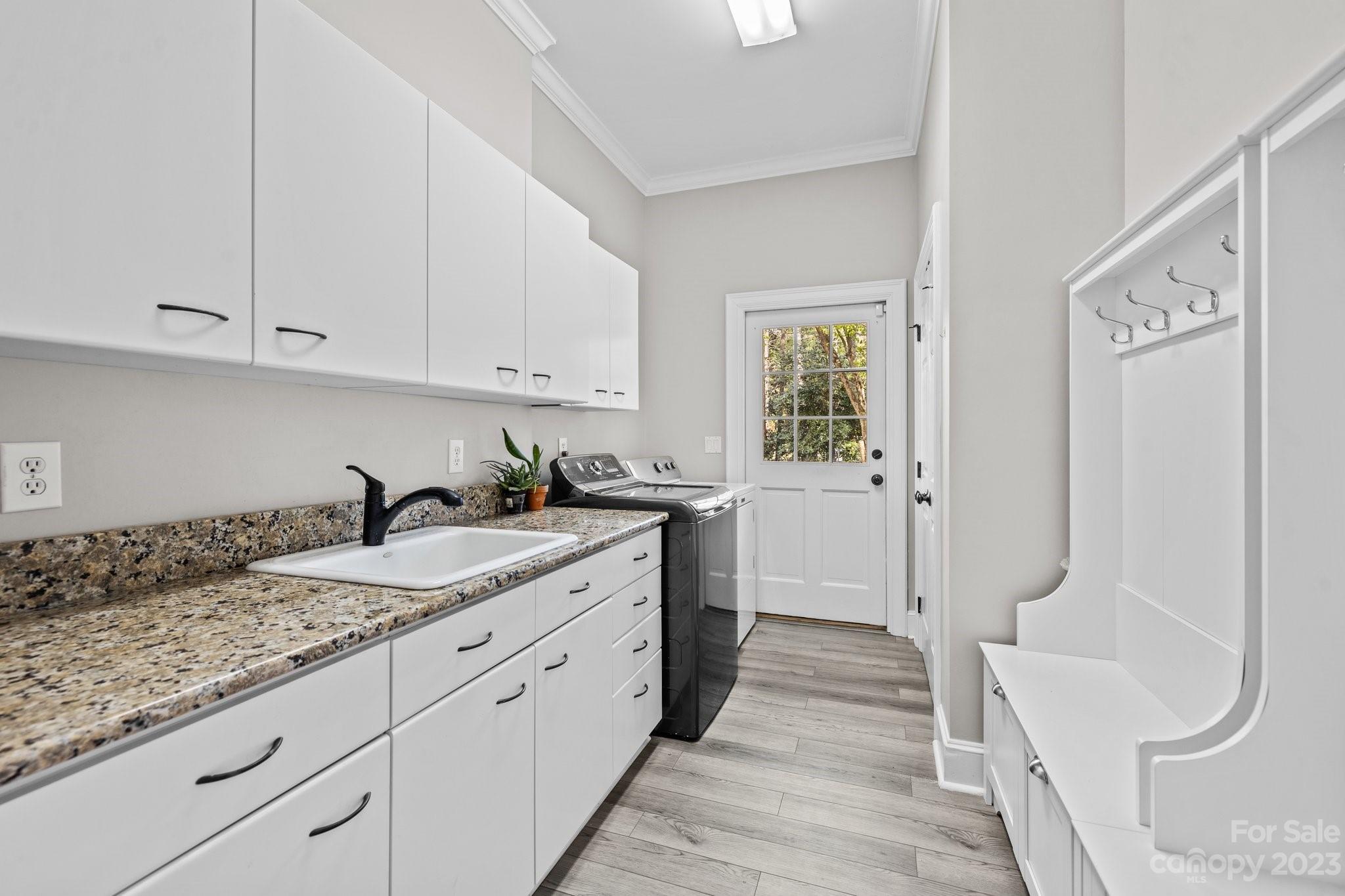 4732 Old Course Drive Charlotte, NC 28277 - Photo 29 of 48 a spacious bathroom with a granite countertop sink and a mirror