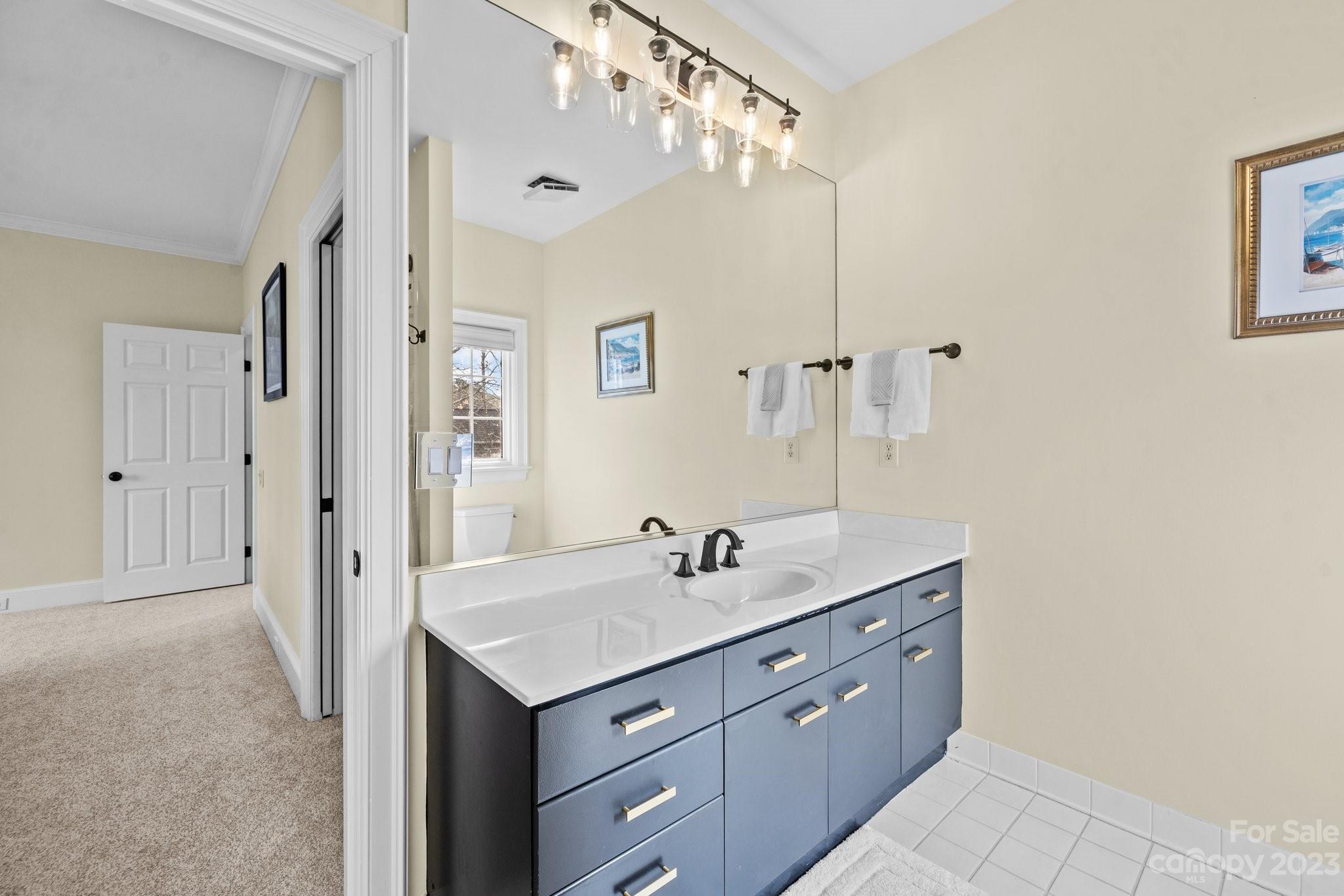 4732 Old Course Drive Charlotte, NC 28277 - Photo 32 of 48 a bathroom with a sink and a mirror