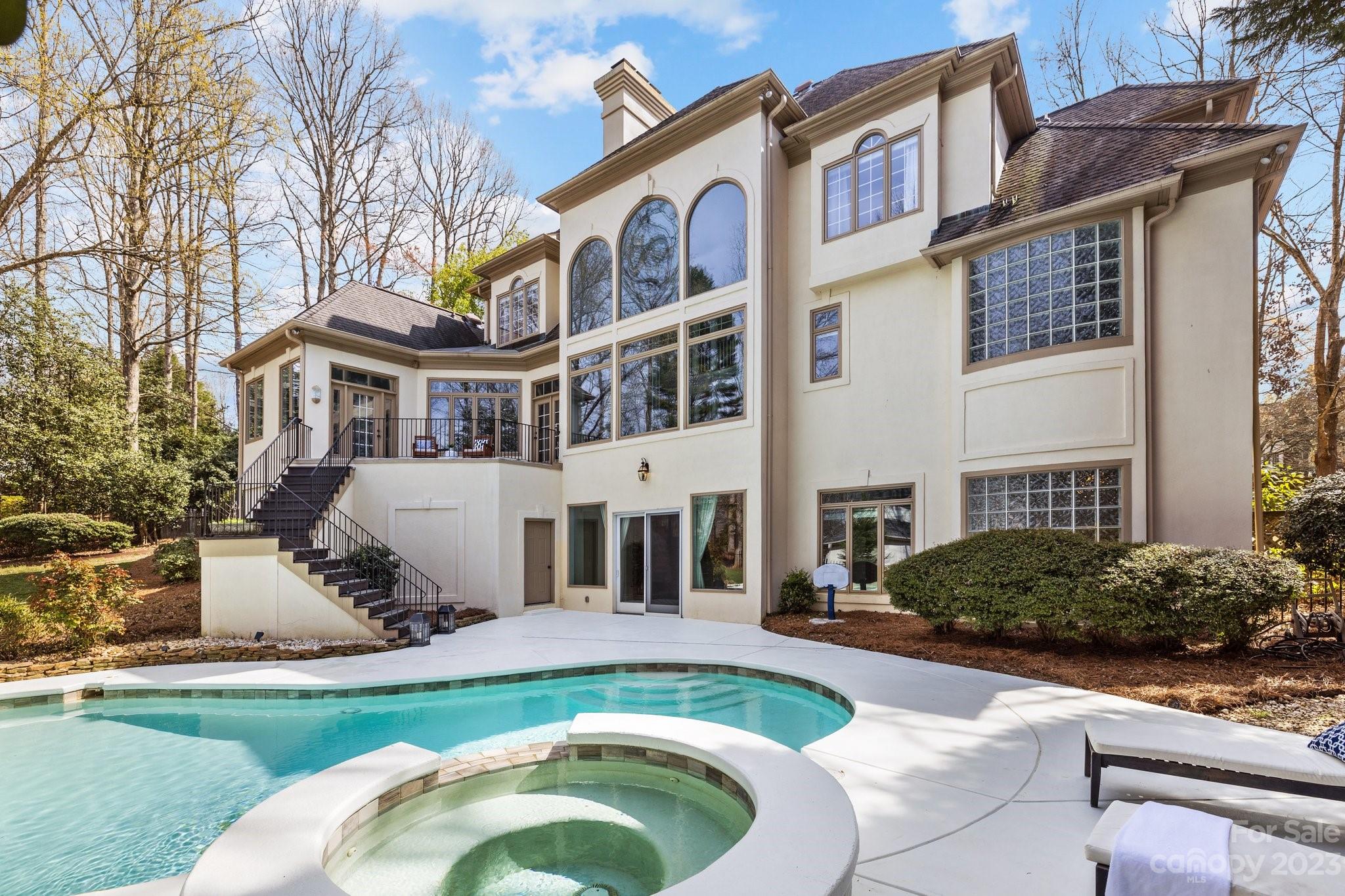 4732 Old Course Drive Charlotte, NC 28277 - Photo 4 of 48 a swimming pool with outdoor seating yard and barbeque oven