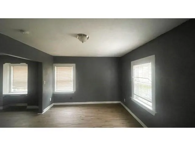 a upper view of a living room and window