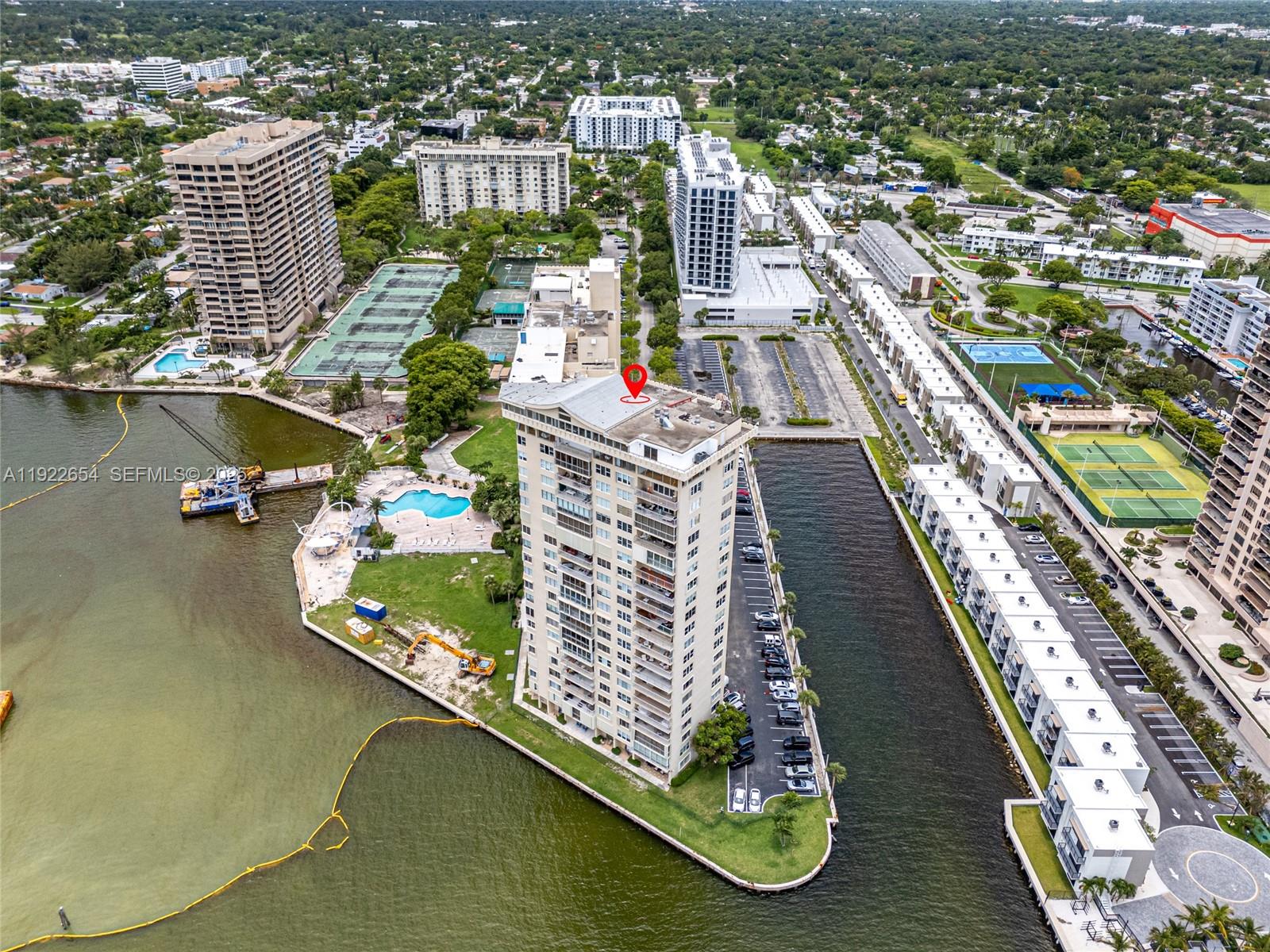 11111 Biscayne Boulevard, Unit 10H Miami, FL 33181 - Photo 20 of 22 a city view with tall buildings