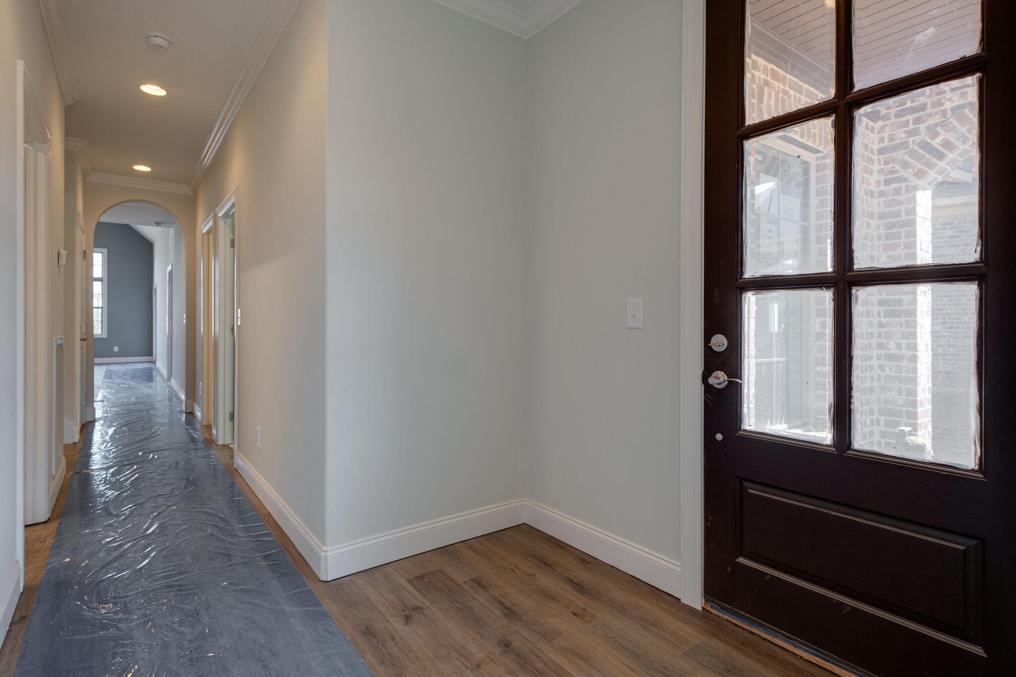 7 The Greens Springfield, TN 37172 - Photo 3 of 29 a view of hallway with a large window and wooden floor