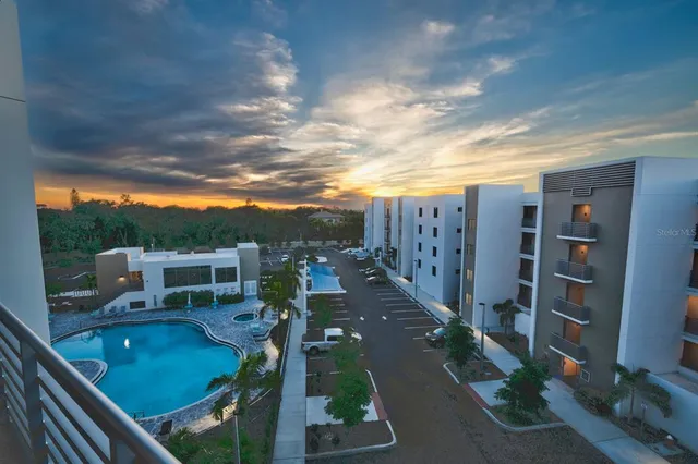 a view of a lake with a mountain view