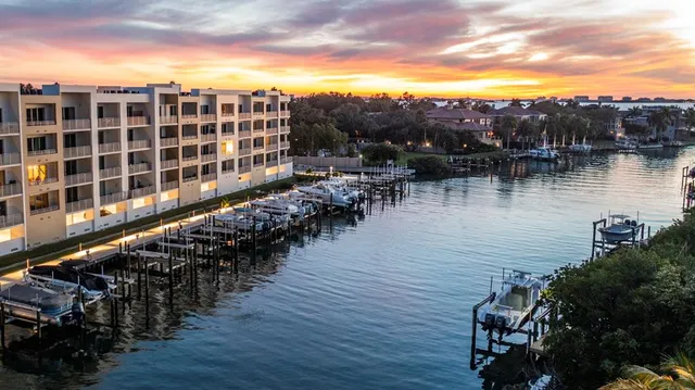 a view of a building with a city view
