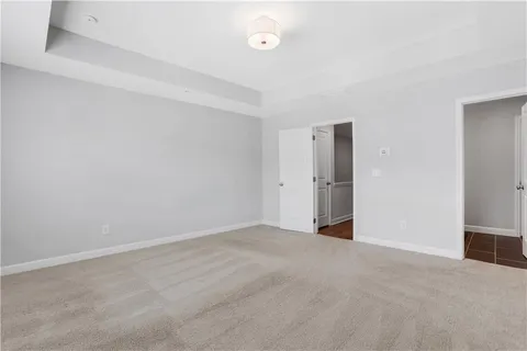 a view of an empty room